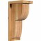 Ekena Millwork Crestline Rough Sawn Corbel w/Backplate, Western Red Cedar, 6"W x 8"D x 16"H COR06X08X16CRE01RWR - alternate 1